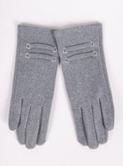 YOCLUB Dámské rukavice YO! RES-098K šedá 24 cm