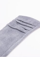 Gemini Nařasené rukavice YO! RES-0155K šedá 23 cm