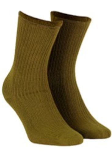 Gemini Netlačící dámské žebrované ponožky W.994