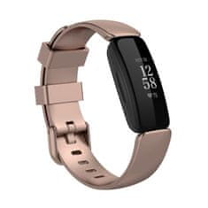 BStrap Silicone řemínek na Fitbit Inspire 2, rose gold