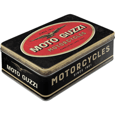 NOSTALGIC-ART Retro Dóza plechová plochá Moto Guzzi