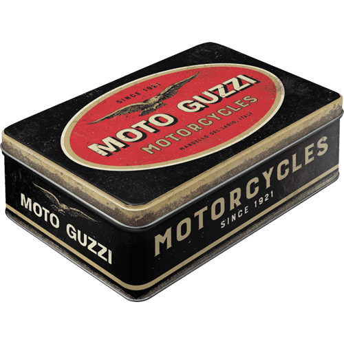 NOSTALGIC-ART Retro Dóza plechová plochá Moto Guzzi