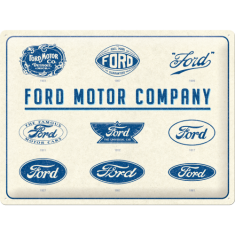 NOSTALGIC-ART Retro cedule plech 30 x 40 cm Ford Logo Evolution