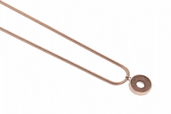 BeWooden Dámský náhrdelník s dřevěným detailem Lumen Necklace Circle