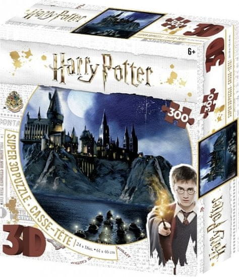 Prime 3D  Puzzle Harry Potter: Noční Bradavice 3D 300 dílků