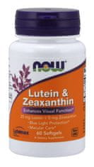 NOW Foods Lutein & Zeaxanthin (zdraví očí), 60 softgel kapslí