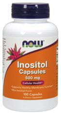 NOW Foods Inositol (myo-inositol), 500 mg, 100 kapslí