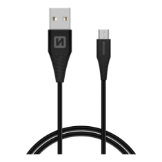 SWISSTEN Kabel datový SWISSTEN USB / Micro USB 1,5m černý (6,5mm)