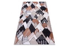 Dywany Łuszczów Dětský kusový koberec Fun Mountains cream 80x150