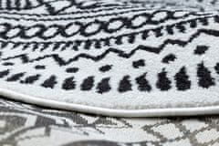 Dywany Łuszczów Kusový koberec Napkin grey kruh 100x100 (průměr) kruh