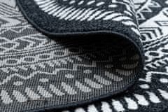 Dywany Łuszczów Kusový koberec Napkin black kruh 100x100 (průměr) kruh