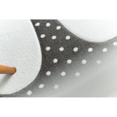 Dywany Łuszczów Dětský kusový koberec Petit Bunny grey kulatý 160x160 (průměr) kruh