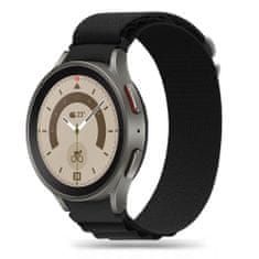 Tech-protect Řemínek Nylon Pro Samsung Galaxy Watch 4 / 5 / 5 Pro / 6 Black