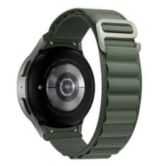Tech-protect Řemínek Nylon Pro Samsung Galaxy Watch 4 / 5 / 5 Pro / 6 Military Green