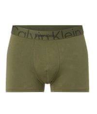 Calvin Klein Pánské boxerky NB3299A 0SR khaki - Calvin Klein khaki XL
