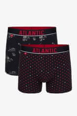 ATLANTIC Pánské boxerky GMH-015 granátová - Atlantic 2XL