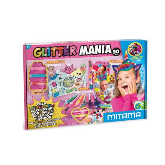 MITAMA Glitter Mania kreativní sada 50 dílů