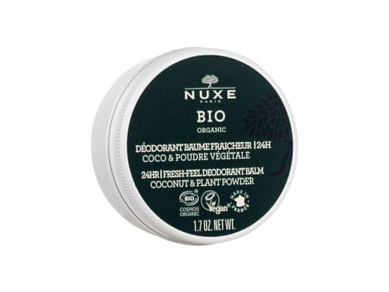 Nuxe 50g bio organic 24h fresh-feel deodorant balm coconut