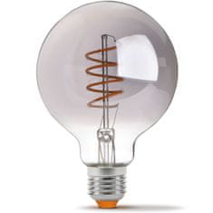 VIDEX Stmívatelná LED žárovka E27 G95 4W = 35W 100lm 1800K Teplá bílá