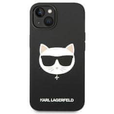 Karl Lagerfeld KLHMP14MSLCHBK hard silikonové pouzdro iPhone 14 PLUS 6.7" black Silicone Choupette Head Magsafe