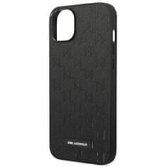 Karl Lagerfeld KLHCP14MSAKLHPK hard silikonové pouzdro iPhone 14 PLUS 6.7" black Saffiano Mono Metal Logo
