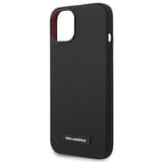 Karl Lagerfeld KLHMP14MSLMP1K hard silikonové pouzdro iPhone 14 PLUS 6.7" black Silicone Plaque Magsafe