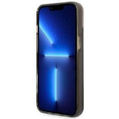 Karl Lagerfeld KLHCP14SLCKVK hard silikonové pouzdro iPhone 14 6.1" black Liquid Glitter Elong