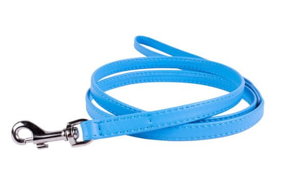 Collar Vodítko kožené Glamour Classic - modré (122cm/12mm)