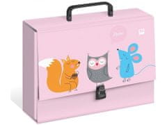 Kufřík zapínací s rukojetí B&B C4 Pastel Pink