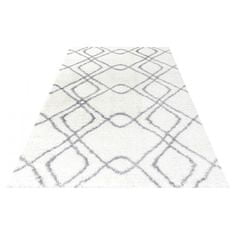 KJ-Festival Teppiche Kusový koberec Carmella K11608-02 White Light Grey (Pearl 510 White) 120x170 cm