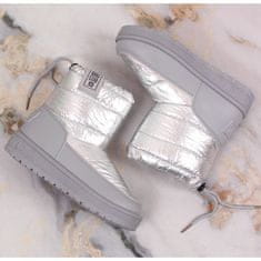 Big Star Dívčí sněhové boty s metalizovaným povrchem velikost 35