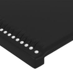Vidaxl Čelo postele černé 100x5x78/88 cm umělá kůže