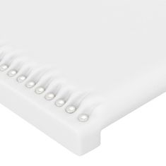 Greatstore Čela postele 2 ks bílá 72 x 5 x 78/88 cm umělá kůže