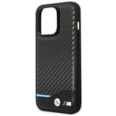 Bmw BMHCP14X22NBCK hard silikonové pouzdro iPhone 14 PRO MAX 6.7" black Leather Carbon