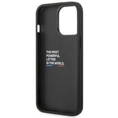 Bmw BMHCP14X22NBCK hard silikonové pouzdro iPhone 14 PRO MAX 6.7" black Leather Carbon