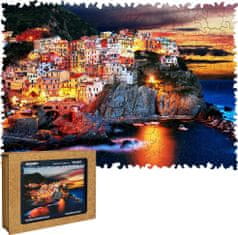 Puzzler  Dřevěné puzzle Manarola v Itálii 250 dílků
