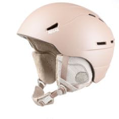 R2 Lyžařská helma Relax Patrol matná perleťová, béžová M 56-58 cm