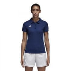 Adidas Dámské polo tričko CORE18 POLO W 2XS Tmavě modrá / Bílá
