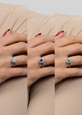 Brilio Silver Krásný stříbrný prsten se zirkony RI053WB (Obvod 54 mm)