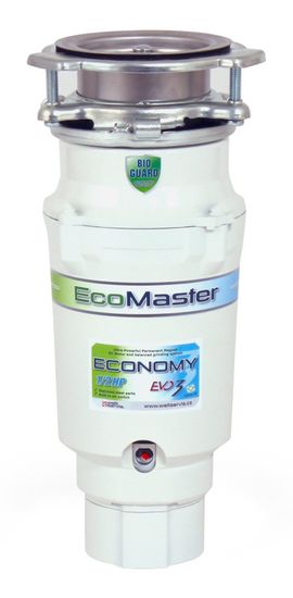 Ecomaster Dřezový drtič ECONOMY EVO3 včetně nerezové zátky