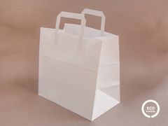 Papírová taška bílá 28x17x27 cm 250 ks