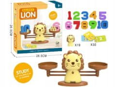 KECJA Hra Učíme se počítat - Balance Scale Lion