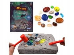 Leventi Dětské kreativní archeologické vykopávky Puzzle Hračky Surprise Gem Dig Kit