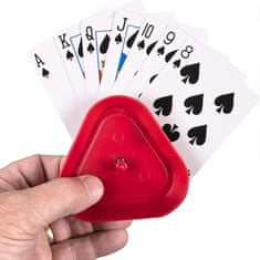 Northix 4x plastový držák na hrací karty 