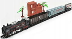KECJA Electric Rail King, Parní lokomotiva + 3 vagóny