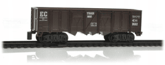 KECJA Elektrická železnice - Parní lokomotiva + 3 vagóny