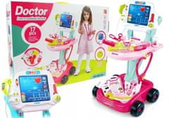 KECJA Lékařský vozík pro dívku s příslušenstvím, sada