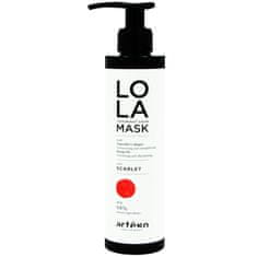 Artego Lola Mask Scarlet - tonizační a regenerační maska pro mahagonové a zrzavé vlasy, 200 ml