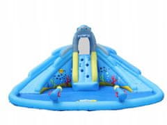 KECJA HappyHop nafukovací vodní hrad s dvojitou skluzavkou