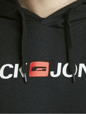 Jack&Jones Pánská mikina JJECORP Regular Fit 12137054 Black (Velikost S)